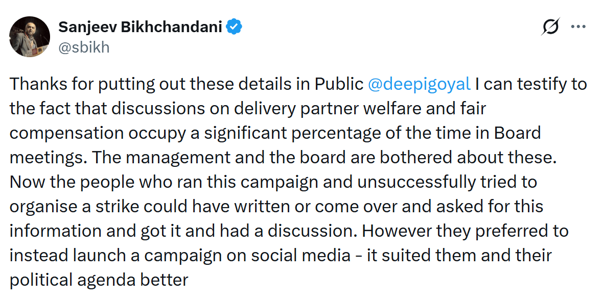 Deepinder Goyal’s Stand For Blinkit Sparks A New Year’s Flashpoint 